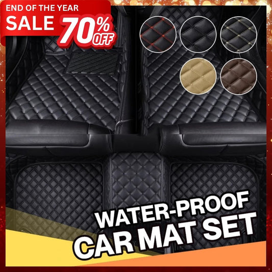 Elvie 2025 Waterproof Non-slip Universal Fit Customized Floor Mats for Cars, SUVs, and Trucks